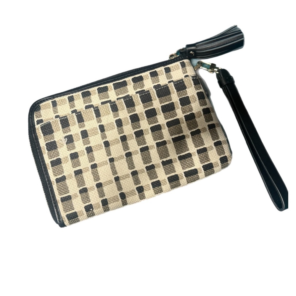 Spartina 449 Black and Cream Clutch